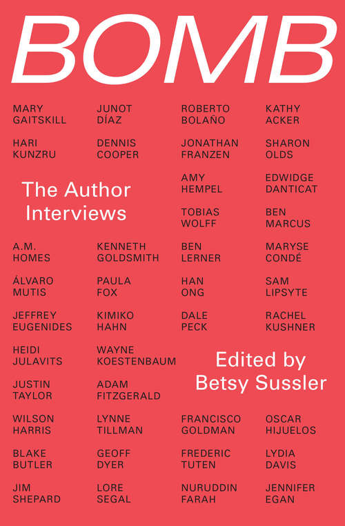 Book cover of Bomb: The Author Interviews