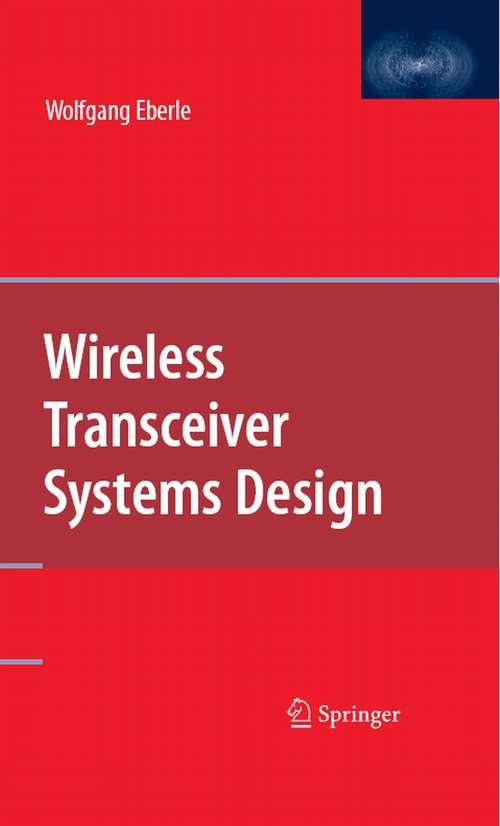 Book cover of Wireless Transceiver Systems Design