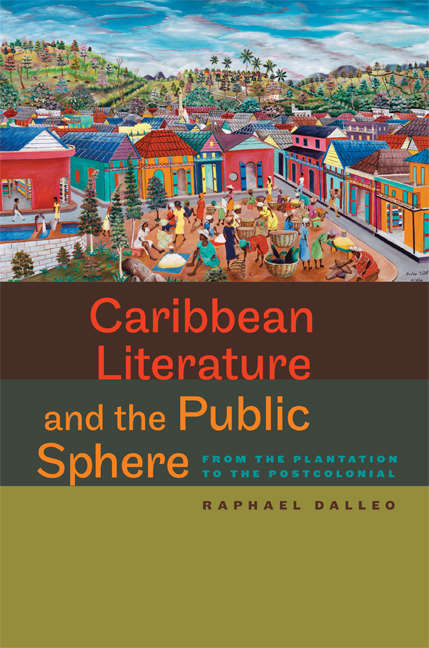 Book cover of Caribbean Literature and the Public Sphere