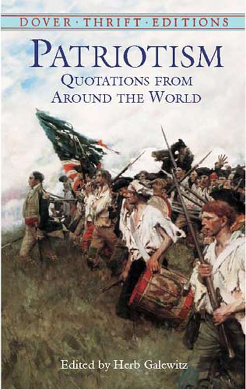 Book cover of Patriotism: Quotations from Around the World