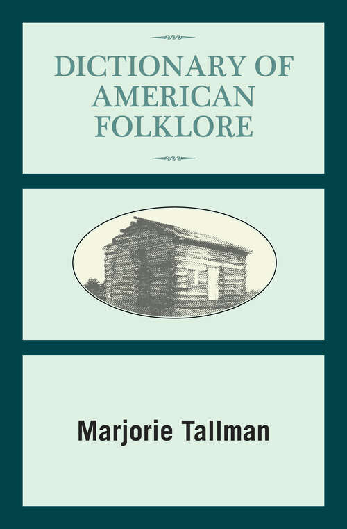 Book cover of Dictionary of American Folklore (Digital Original)