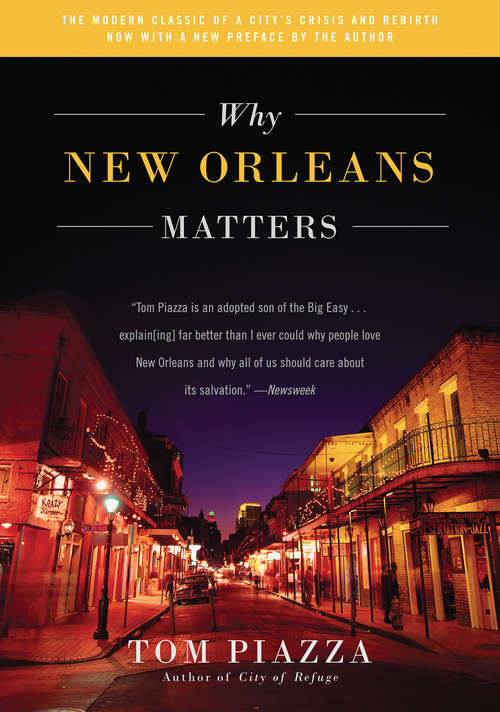 Book cover of Why New Orleans Matters