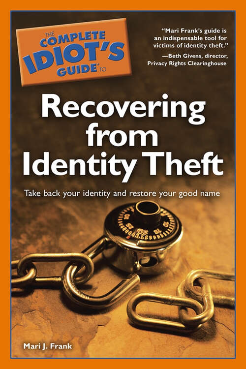 Book cover of The Complete Idiot's Guide to Recovering from Identity Theft