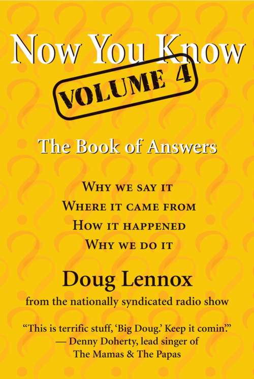Book cover of Now You Know, Volume 4: The Book of Answers