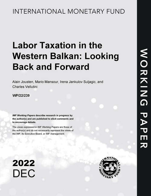 Book cover of Labor Taxation in the Western Balkan: Looking Back and Forward