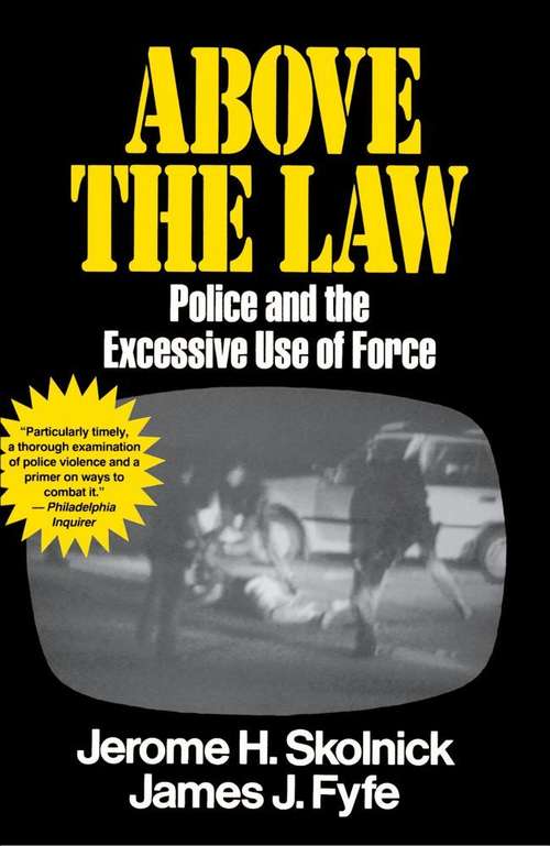 Book cover of Above the Law