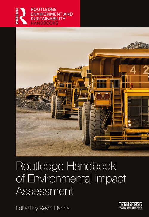 Book cover of Routledge Handbook of Environmental Impact Assessment (Routledge Environment and Sustainability Handbooks)