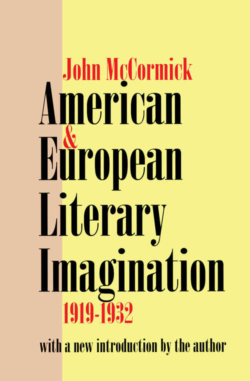 American and European Literary Imagination