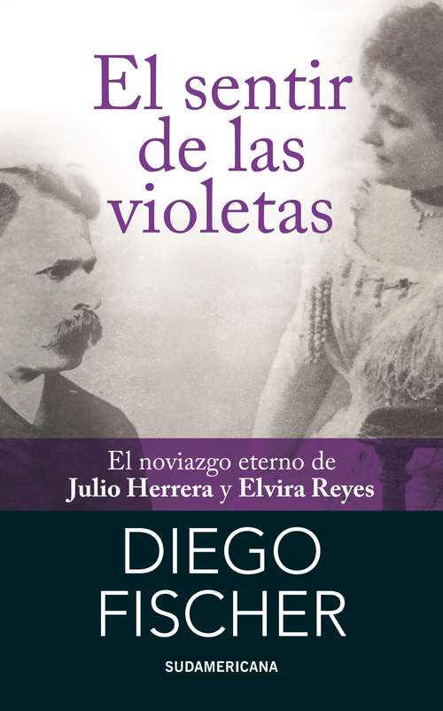 Book cover of El sentir de las violetas: El noviazgo eterno de Julio Herrera y Elvira Reyes
