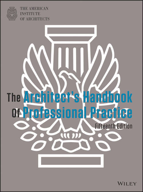 Book cover of The Architect's Handbook of Professional Practice