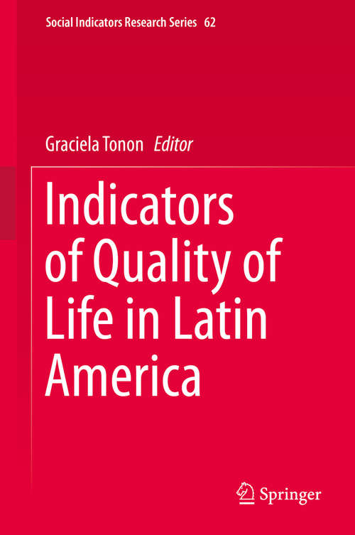 Book cover of Indicators of Quality of Life in Latin America