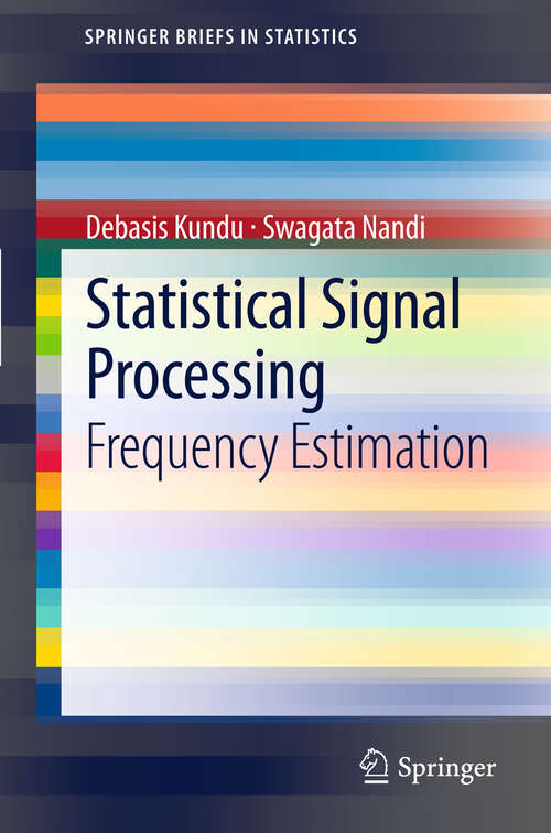 Book cover of Statistical Signal Processing