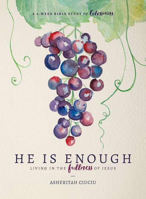 Book cover of He is Enough: Living in the Fullness of Jesus (A Study in Colossians)