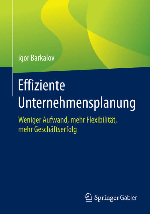 Book cover of Effiziente Unternehmensplanung