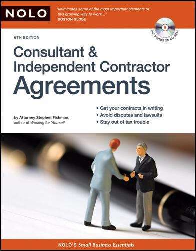 Book cover of Consultant and Independent Contractor Agreements (6th edition)