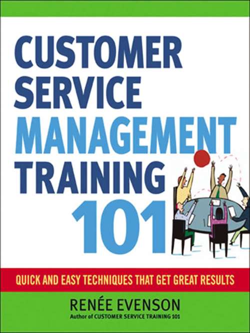 Book cover of Customer Service Management Training 101
