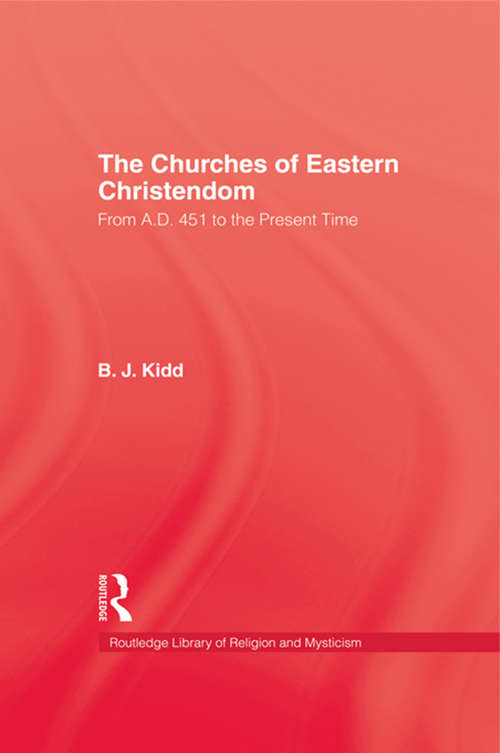 Book cover of Churches Of Eastern Christendom