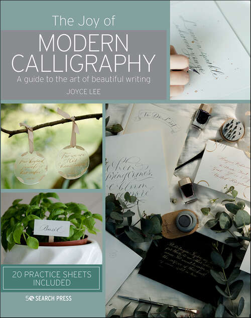 Book cover of The Joy of Modern Calligraphy: A Guide to the Art of Beautiful Writing