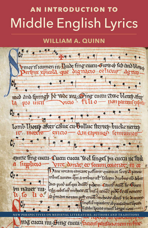 Book cover of An Introduction to Middle English Lyrics (1) (New Perspectives on Medieval Literature: Authors and Traditions)