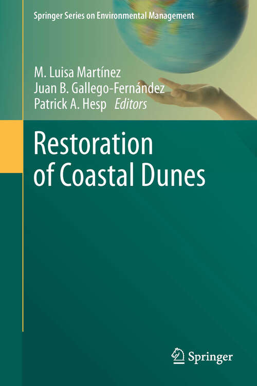 Book cover of Restoration of Coastal Dunes