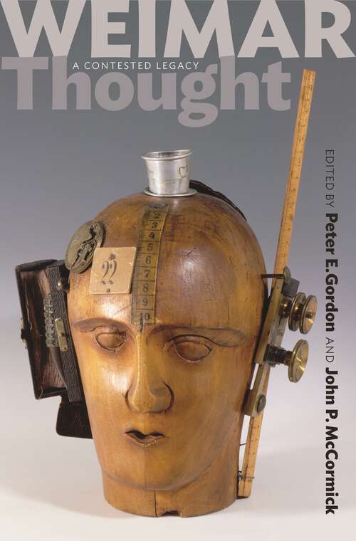 Book cover of Weimar Thought