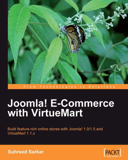 Book cover of Joomla! E-Commerce with VirtueMart