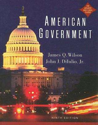 Book cover of American Government, AP Version (9th Edition)