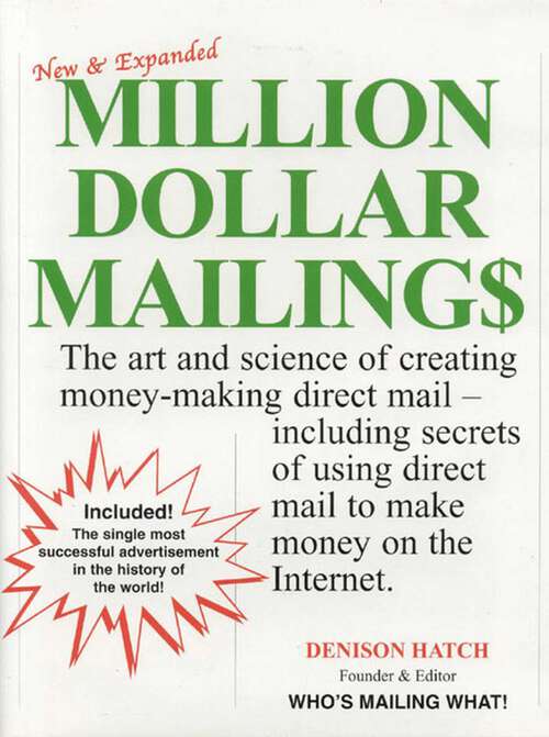 Book cover of Million Dollar Mailings