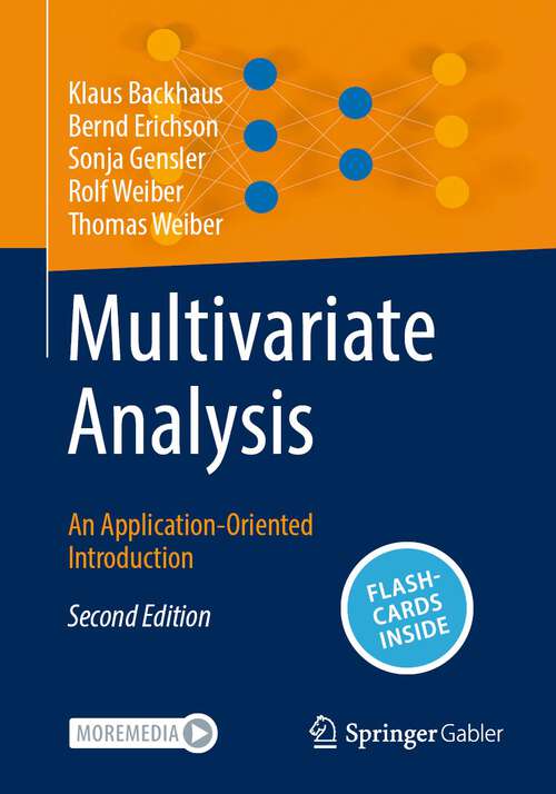 Book cover of Multivariate Analysis: An Application-Oriented Introduction (2nd ed. 2023)