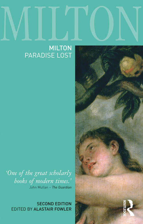 Book cover of Milton: Paradise Lost