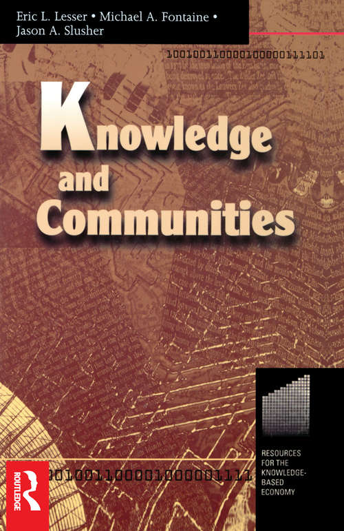 Knowledge and Communities