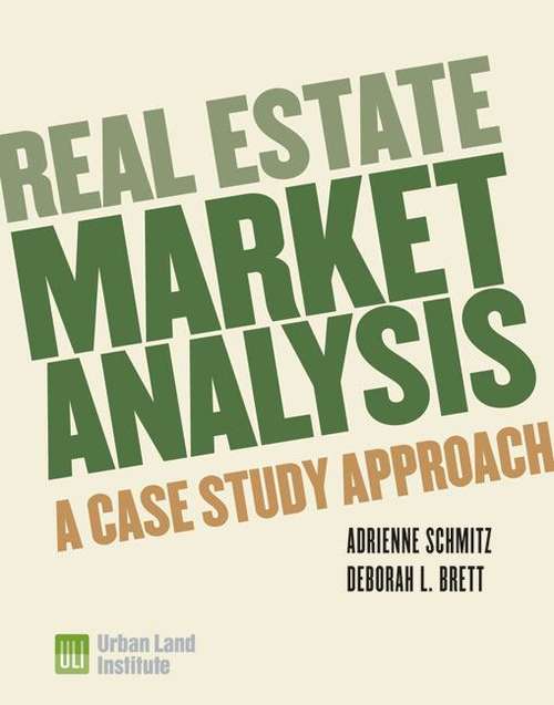 Book cover of Real Estate Market Analysis: Methods and Case Studies