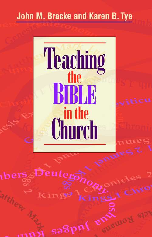 Book cover of Teaching the Bible in the Church