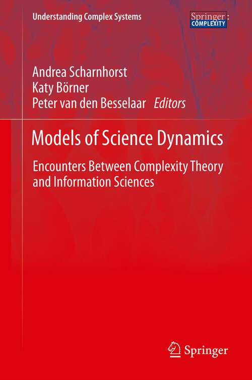 Book cover of Models of Science Dynamics