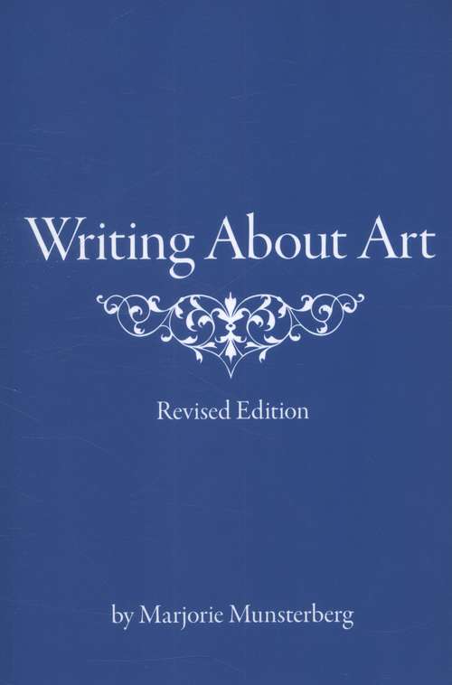 Book cover of Writing About Art (Revised Edition)