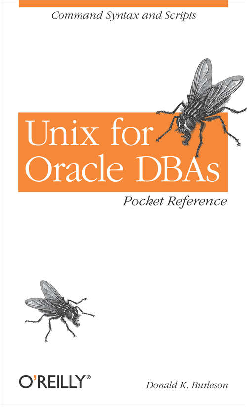Book cover of Unix for Oracle DBAs Pocket Reference