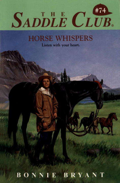 Book cover of Horse Whispers (Saddle Club #74)