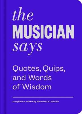 Book cover of The Musician Says