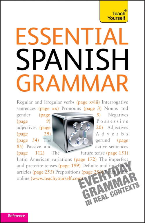 Book cover of Essential Spanish Grammar: Teach Yourself