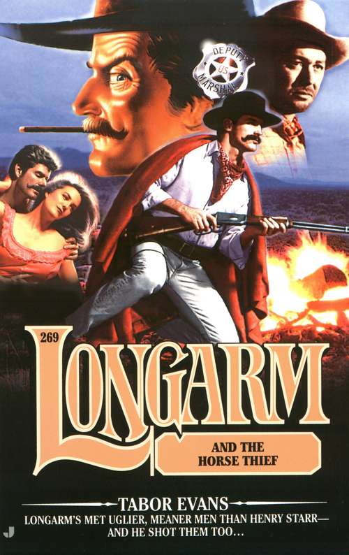 Book cover of Longarm and the Horse Thief (Longarm #269)