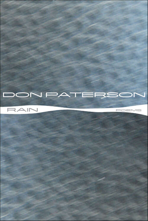 Book cover of Rain: Poems