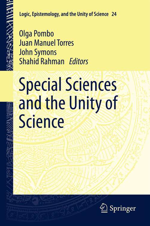 Book cover of Special Sciences and the Unity of Science