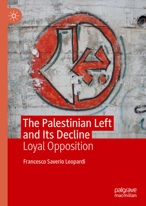 Book cover of The Palestinian Left and Its Decline: Loyal Opposition (1st ed. 2020)