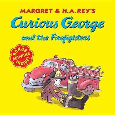 Book cover of Curious George and the Firefighters