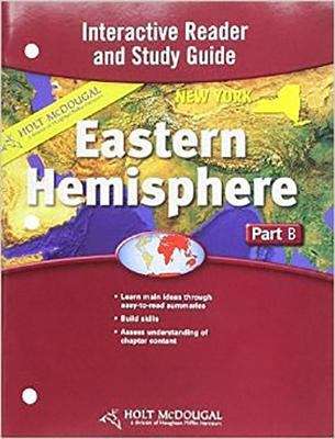 Book cover of New York Interactive Reader and Study Guide Part B: Holt McDougal Eastern Hemisphere