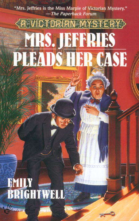 Book cover of Mrs. Jeffries Pleads Her Case: A Victorian Mystery (Mrs. Jeffries # #17)