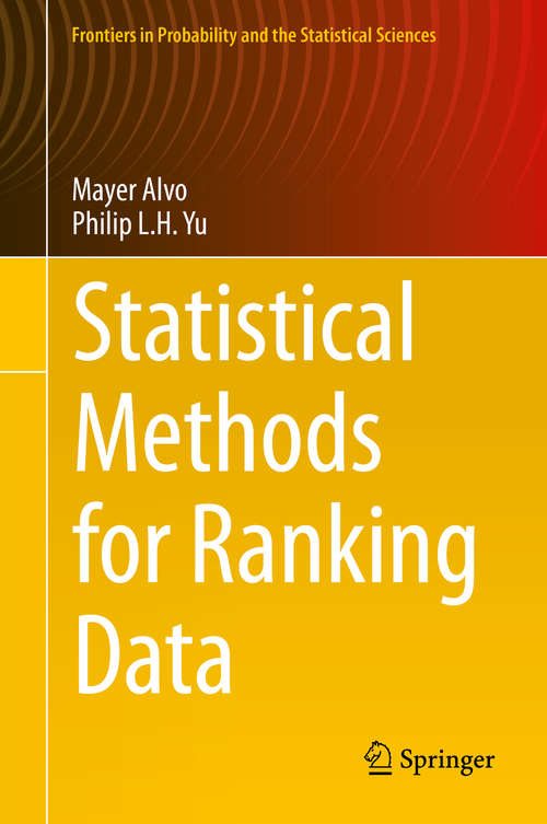 Book cover of Statistical Methods for Ranking Data