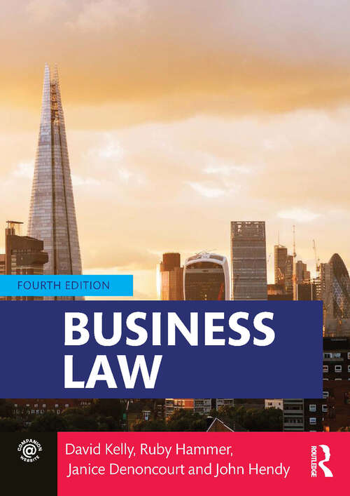 Book cover of Business Law (4)