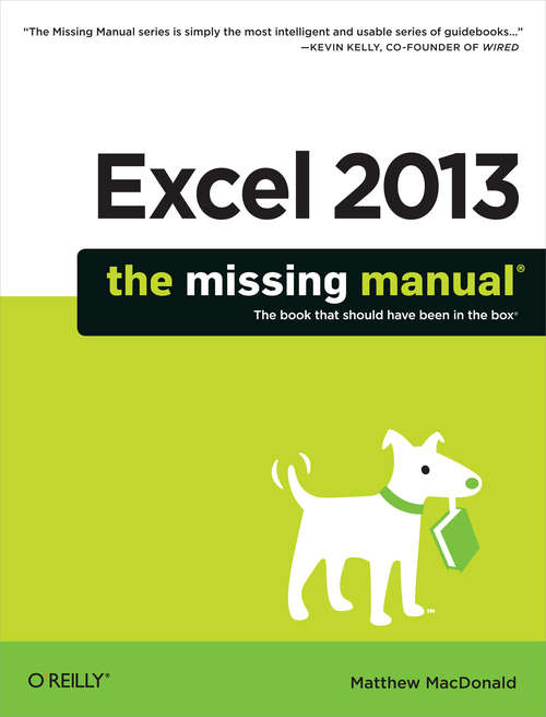 Book cover of Excel 2007: The Missing Manual (The\missing Manual Ser.)
