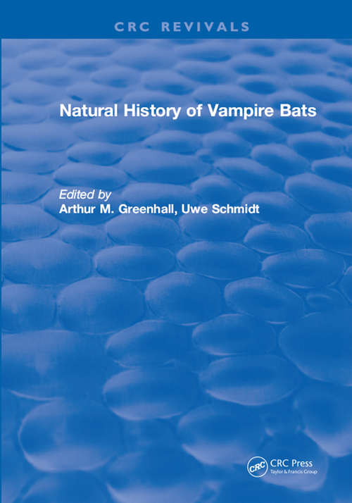 Book cover of Natural History of Vampire Bats